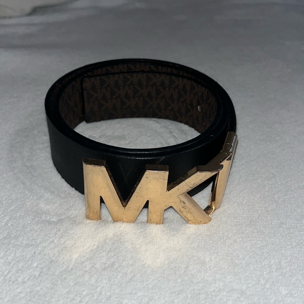 Unisex Michael Kors Reversible Leather Belt